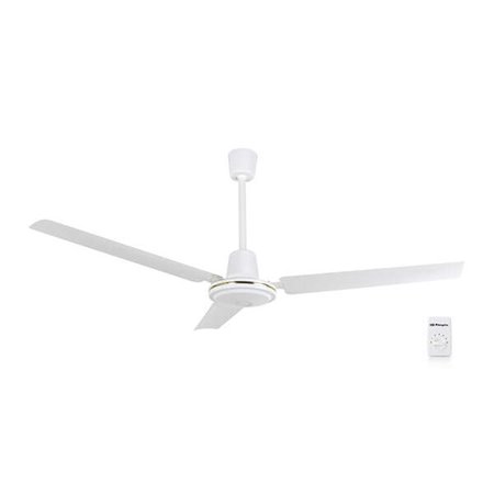 Orbegozo CF 85120 Ventilador de teto potente e eficiente - 3 lâminas para grande fluxo de ar - 5 velocidades de ventilação
