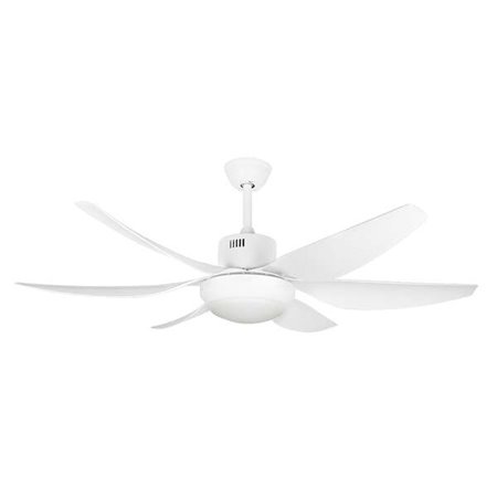 Ventilador de teto Orbegozo CP 100138 com luz LED - Motor DC de baixo consumo - Função reversível - Temporizador - Controle remo