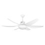 Ventilador de teto Orbegozo CP 100138 com luz LED - Motor DC de baixo consumo - Função reversível - Temporizador - Controle remo