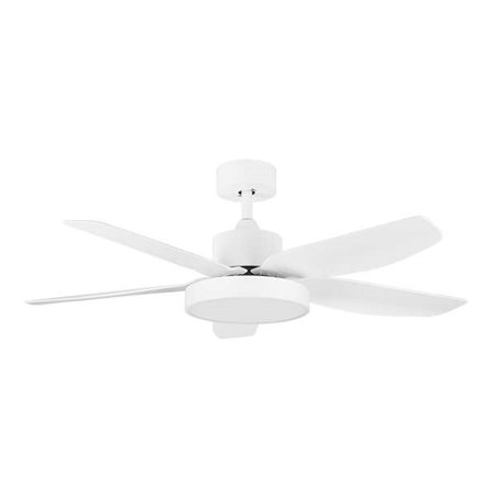 Orbegozo CP 116116 Ventilador de teto moderno - Potente motor DC - Luz LED ajustável - Função reversível - Controle remoto - Tem