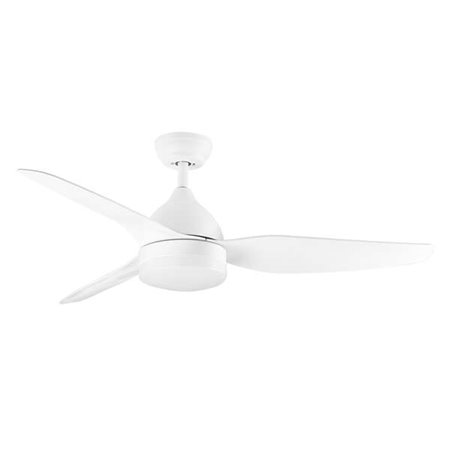 Ventilador de teto Orbegozo CP 131132 com luz LED e sistema reversível - Potente motor DC - 6 velocidades - Controle remoto e te
