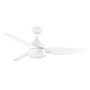 Ventilador de teto Orbegozo CP 131132 com luz LED e sistema reversível - Potente motor DC - 6 velocidades - Controle remoto e te