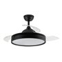 Orbegozo CP 137105 Elegance Ventilador de Teto Eficiente e Silencioso - Lâminas Retráteis - Motor DC - Luz LED - Controle Remoto