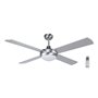 Ventilador de teto Orbegozo CP 77132 Prata - Silencioso e Eficiente - Controle Remoto - Economia de Energia - Elegância e Confor