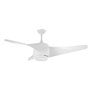 Ventilador de teto inteligente Orbegozo CP 99132 - Conexão WiFi - Luz LED com 3 cortinas - 3 lâminas curvas para máximo fluxo de