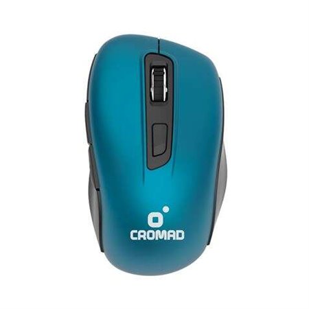 Mouse sem fio Cromad - Até 10 metros de alcance - Inclui receptor mini USB - Máxima vida útil da bateria, até 12 meses - 3 botõe