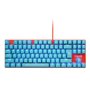 Teclado mecânico para jogos FR-TEC TKL Dragon Ball Super - 87 teclas - Luz de fundo ajustável - Anti-Ghosting - Cabo trançado de