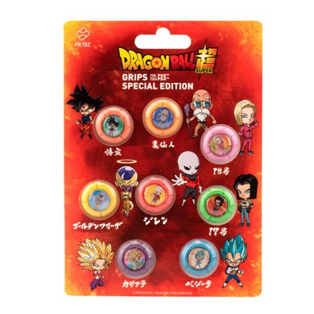 FR-TEC PS4 Grips Set Fighters - Aderência e precisão aprimoradas - Licença oficial Dragon Ball Super - Compatível com PS5 e PS4 