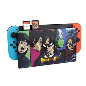 FR-TEC Dock Cover Dragon Ball Super - Proteção para Nintendo Switch Console Dock - Evita arranhões na tela - Slots para 6 jogos 