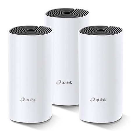 Sistema WiFi Híbrido Mesh TP-Link AC1200 - Pacote com 3 - Cobertura WiFi de 370m2