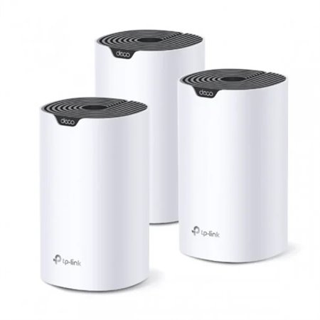 TP-Link Deco S7 AC1900 Sistema WiFi de malha inteligente de banda dupla - 3 unidades Deco - 3 portas LAN Ethernet (RJ-45) - Tecn