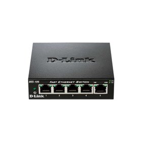 Switch D-Link 5 Portas Fast Ethernet Gigabit 10/100 Mbps