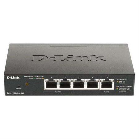 D-Link Smart Switch 5 Portas Gigabit 10/100/1000 Mbps - PoE