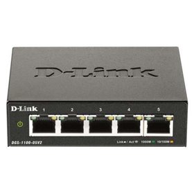 Switch inteligente D-Link 5 portas Gigabit 10/100/1000 Mbps