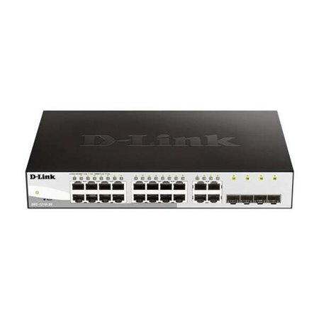 Switch semi-gerenciável D-Link 20 portas Gigabit + 4 SFP Combo