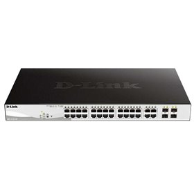 D-Link Smart Switch 24 portas Gigabit PoE + 4 SFP Combo