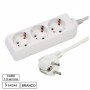 Tomada Elétrica C/ 3 Saídas 1.5M Branco