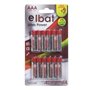 Elbat Pacote de 12 pilhas alcalinas LR03/AAA