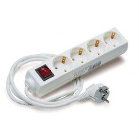 Elbat Power Strip - 4x Schukos - Interruptor liga/desliga - Cabo de 1,50m