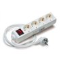 Elbat Power Strip - 4x Schukos - Interruptor liga/desliga - Cabo de 1,50m