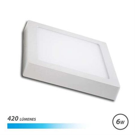 Elbat Square Downlight na parede LED 6W luz fria