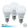 Elbat Pack de 3 Lâmpadas LED A60 12W E27 980lm - 6500K Luz Fria