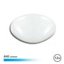 Plafon LED Oval Elbat 12W 840lm - Luz Fria 6500K - Diâmetro 23cm