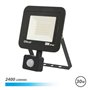 Foco Led Elbat Slim Série 30W com Sensor de Movimento 2400lm - Luz Fria 6500K - IP44