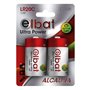 Pacote Elbat de 2 pilhas alcalinas LR20C