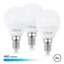 Elbat Pack de 3 Lâmpadas LED G45 6W E14 480lm - 6500K Luz Fria