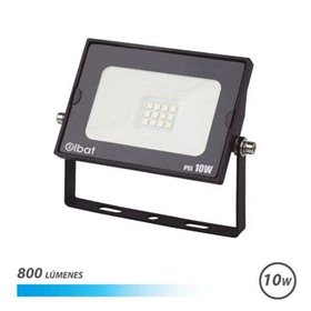 Refletor LED série Elbat Super Slim 10W 800lm - luz fria 6500K - adequado para ambientes externos Refletor LED série Elbat Super Slim 10W 800lm - luz fria 6500K - adequado para ambientes externos