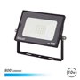 Refletor LED série Elbat Super Slim 10W 800lm - luz fria 6500K - adequado para ambientes externos