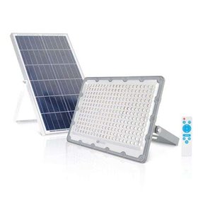 Foco Solar Led Elbat 200W - 3600LM - Luz Fria 6500K - Autonomia até 2 Dias - Controle Remoto - IP67 Foco Solar Led Elbat 200W - 3600LM - Luz Fria 6500K - Autonomia até 2 Dias - Controle Remoto - IP67