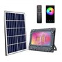 Foco Solar LED Elbat RGB 60W - 515LM - Bluetooth - Bateria 5V/6AH - Controle Remoto - IP67