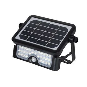 Foco Led Solar Multifuncional Elbat 5W - 500LM - Luz Fria 6000K - Sensor de Movimento Foco Led Solar Multifuncional Elbat 5W - 500LM - Luz Fria 6000K - Sensor de Movimento