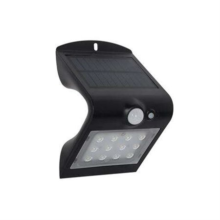 Candeeiro de Parede Elbat Led Iluminação Dupla Solar 1.5W - 220LM - Luz Fria 6000K - Luz de Qualidade 3000K - Sensor de Moviment