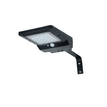 Foco Solar Led Elbat 4W - 400LM - Luz Fria 6000K - Sensor de Movimento - Painel Solar 2.3W - Para Parede ou Poste