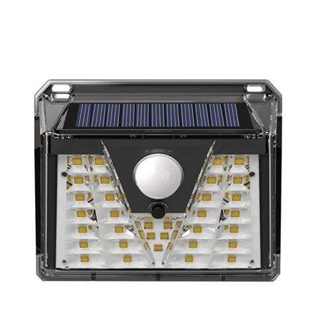 Aplique Solar Led Elbat - 150LM - Luz Fria 6500K - Sensor de Movimento - Bateria 1200mAh