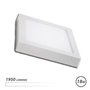 Downlight LED de parede Elbat 18W 1950lm - Quadrado 225mm - Luz Branca 4000K