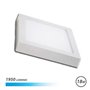 Downlight LED de Parede Elbat 18W 1950lm - Quadrado 225mm - Luz Fria 6500K