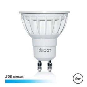 Lâmpada LED Elbat GU10 6W 560lm - 6500K Luz Fria Lâmpada LED Elbat GU10 6W 560lm - 6500K Luz Fria