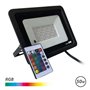 Foco Led Elbat 50W RGB - Controle Remoto - IP65 - Ideal para Exteriores