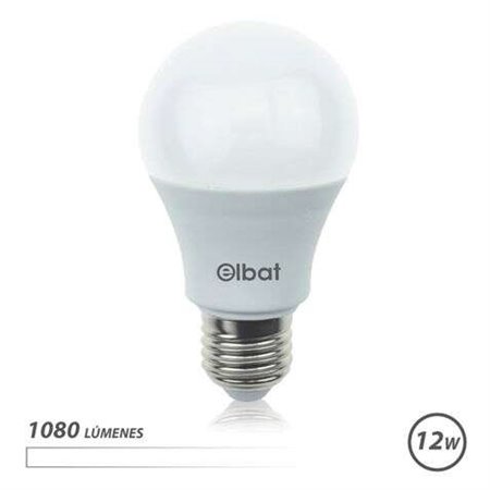 Lâmpada LED Elbat A60 - 12W - 1080lm - E27 - Luz Branca