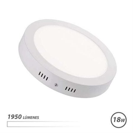 Downlight LED Circular de Parede Elbat - 18W - 1950lm - Luz Branca