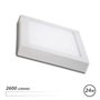 Downlight LED de parede Elbat Square - 24W - 2600lm - Luz Branca