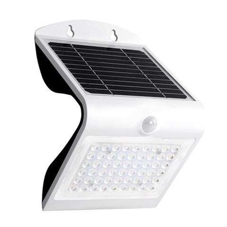 Candeeiro de Parede Solar LED Elbat - 4W - 500lm - Iluminação Dupla - Cor Branca