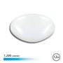 Lâmpada LED Elbat - Potência 12W - Lumens 1200 - Luz Fria 6500K - Ac 175-265V - Diâmetro 23cm - Ângulo 180º - 30.000 Horas - Cor