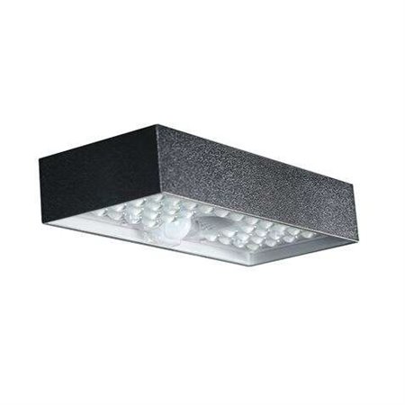 Lâmpada Solar LED Elbat - 230X97X42,7mm - 6W, 900 Lumens - Luz Branca 4000K - Sensor de Movimento - Cor Preta