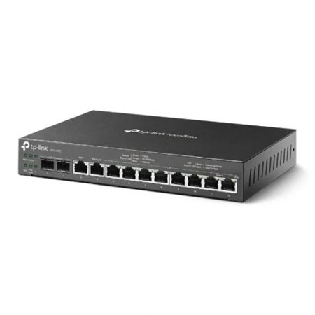 Roteador VPN Gigabit 3 em 1 TP-Link ER7212PC Omada - 8 portas RJ45 PoE + LAN + 2 portas SFP + 2 portas WAN