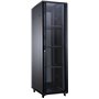 Aiten Data AI8142 Gabinete Rack de Piso de 19" - De 22U a 42U - 4 Ventiladores de 120mm - Porta de Vidro - Trava de Segurança - 